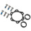 3Sets Spacer Kit Scheibenbremse Rotor Adapter Mehrfarbig 1