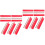 10 Pcs Self Adhesive Heavy Duty Continuous Piano Hinges For Diy 4