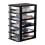 2Pcs Five-Layer Plastic Storage Cabinet With Drawers 31.4Cm Height 1