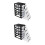 2Pcs Five-Layer Plastic Storage Cabinet With Drawers 31.4Cm Height 7