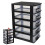2Pcs Five-Layer Plastic Storage Cabinet With Drawers 31.4Cm Height 3