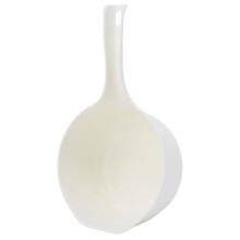 3Stk Weißer Plastik Wasserschöpfer Mit Langem Griff Für Haushalt