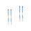 2 Pairs Wooden Rod Frame Drum Brushes Sticks Replacement For Jazz Folk Blue 4