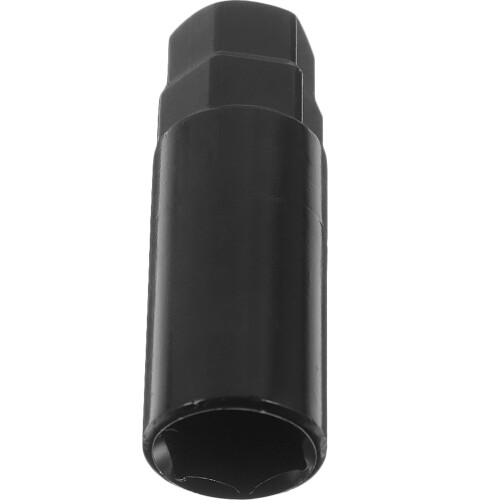 2Pcs Spline Lug Nut Removal Socket Black Steel Lightweight Car Tool 2