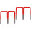 4 Pcs Ladder Well Sturdy Heavy Duty Multi Purpose Ladder 7
