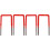 4 Pcs Ladder Well Sturdy Heavy Duty Multi Purpose Ladder 5