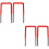 4 Pcs Ladder Well Sturdy Heavy Duty Multi Purpose Ladder 9