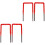 4 Pcs Ladder Well Sturdy Heavy Duty Multi Purpose Ladder 6