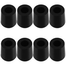 16Pcs Easy Install Black Rubber Bass Endpin Caps Cello Tip Protectors