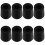 16Pcs Easy Install Black Rubber Bass Endpin Caps Cello Tip Protectors 1