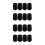 16Pcs Easy Install Black Rubber Bass Endpin Caps Cello Tip Protectors 4