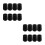 16Pcs Easy Install Black Rubber Bass Endpin Caps Cello Tip Protectors 9
