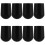 16Pcs Easy Install Black Rubber Bass Endpin Caps Cello Tip Protectors 3