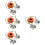 4 Sets Tingsha Cymbals Bell For Buddhist Meditation Yoga 9