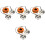 4 Sets Tingsha Cymbals Bell For Buddhist Meditation Yoga 5