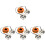 4 Sets Tingsha Cymbals Bell For Buddhist Meditation Yoga 4