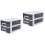 2Pcs Double Layer Plastic Storage Cabinet With Drawers For Closet 5
