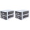 2Pcs Double Layer Plastic Storage Cabinet With Drawers For Closet 3