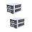 2Pcs Double Layer Plastic Storage Cabinet With Drawers For Closet 8