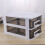 2Pcs Double Layer Plastic Storage Cabinet With Drawers For Closet 10