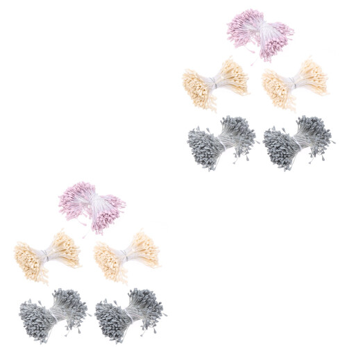 10 Pcs Handmade Flower Stamens For Artificial Flowers And Scrapbooks 2