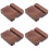 4Pcs Wooden Phone Stand Holder For Mobile Tablet 7
