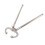 Stainless Steel Cow Nose Plier 41x11cm Automatic Locking Bull Cattle Ring 15