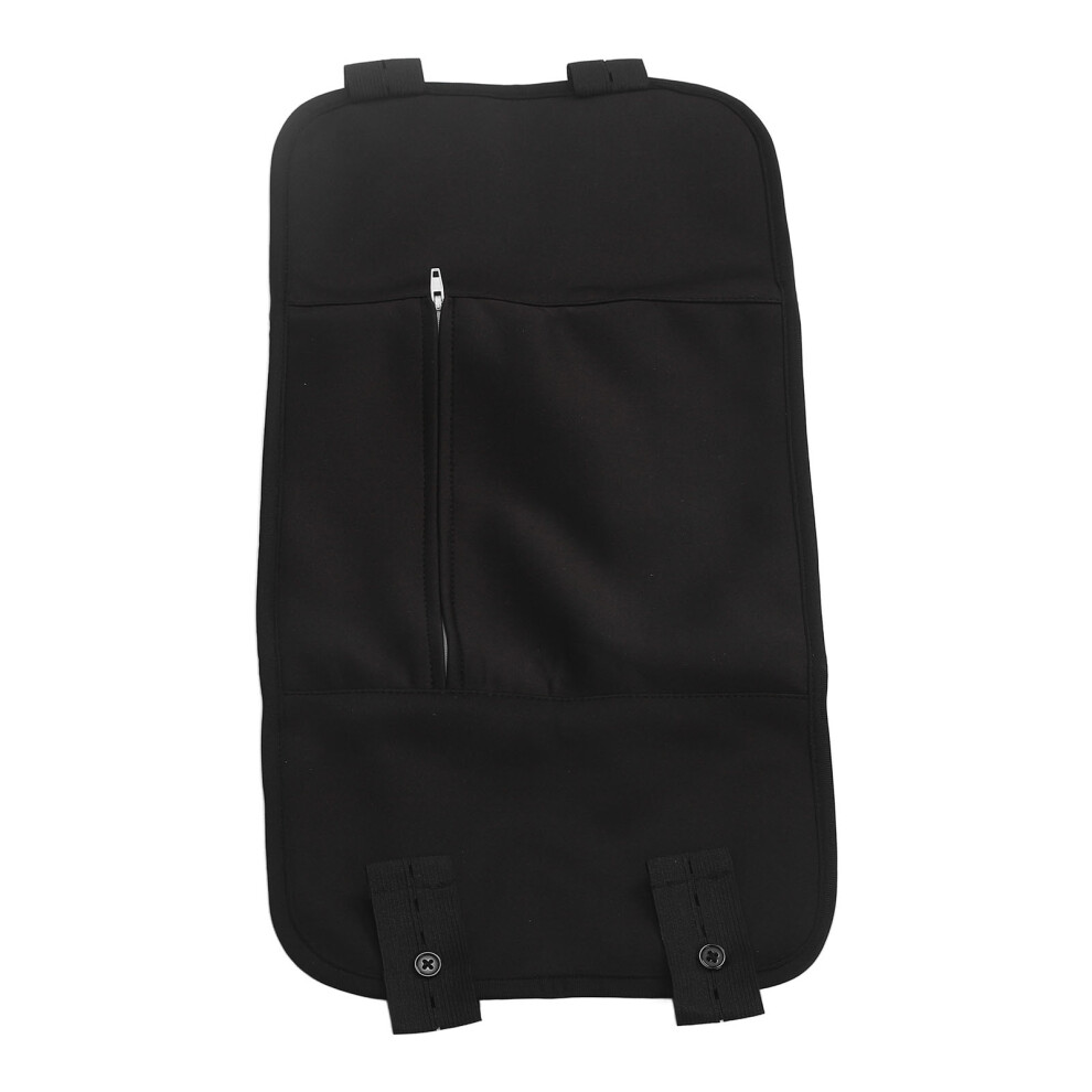 Black Reusable Castor Oil Pack Waist Wrap Â Washable & Leak Prevention