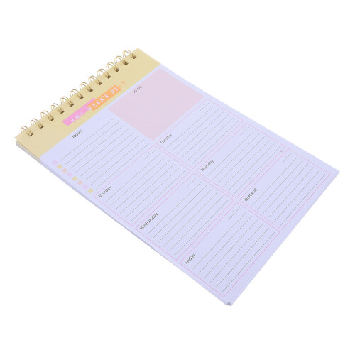 -Notes Planificateur Hebdomadaire Fer Pour