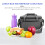 Lunch Bag Box Behälter Handheld Große Kapazität Reißverschluss Isoliert 10