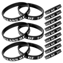 25 Stk. Class Of 2025 Abschluss Silikonarmbänder