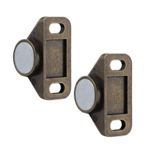 2Stk Switch Verschluss Zinklegierung Magnetischer Türschloss