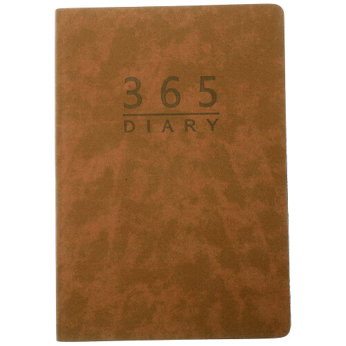 Draagbare Koffiekleurige Agenda Notepad Voor Kantoor En