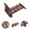 Platter Sushi Teller 35,00x13,00x2,00 Cm 8