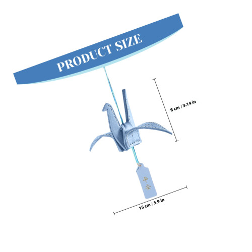 Origami Autoanhänger Blau Pu 1 Set 1