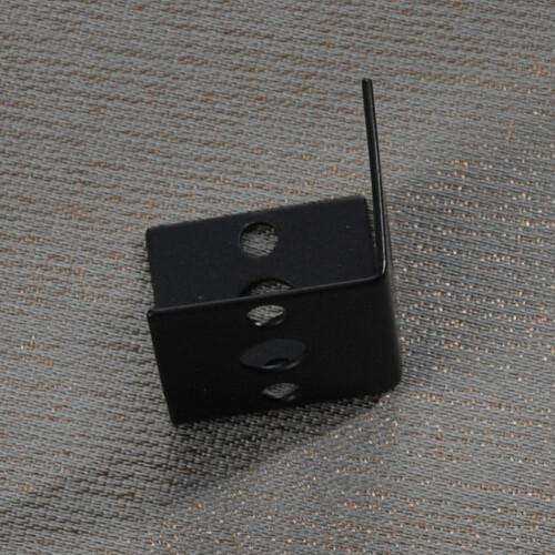 10 Türscharniere Stifte Rechter 0,8x1,8 Cm Schwarz 2