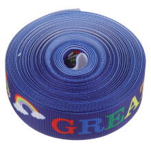 1Roll Donkeblauw DIY Lint Voor Feest, En Cadeau