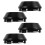 4Pièces Caches Moyeux Auto ABS Compatibles Pour Usage 4