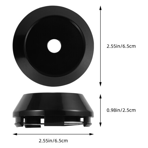 4Pièces Caches Moyeux Auto ABS Compatibles Pour Usage 1