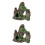 2Pcs Resin Aquarium Decor Multi- Tank Ornament Safe Durable 5