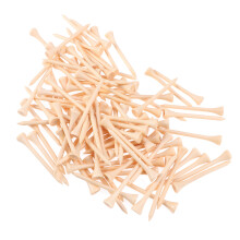 Golf Tees Beige Holz 100St 3,3x0,4x0,4in