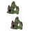 2Pcs Resin Aquarium Decor Multi- Tank Ornament Safe Durable 7