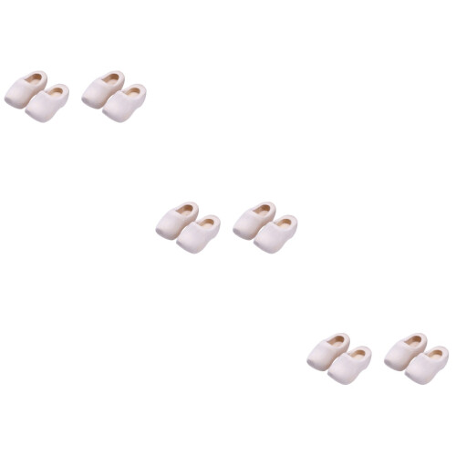 12 Mini Holzschuhe Deko Ohne 1