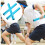 Track Blue Athletes Schule Feld 3-teilig 11,8x1,5x1,5 Zoll 11