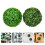 2Stk Runde Grüne Faux-Topiary-Kugeln Für Und Garten 5