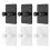 6Pcs Waterproof ABS Razor Holder Adjustable Self Adhesive Shower Hooks 6