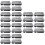 90 Pcs 5 Compartment Meal Prep Containers Stackable Microwave Safe 7
