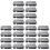90 Pcs 5 Compartment Meal Prep Containers Stackable Microwave Safe 2