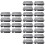 90 Pcs 5 Compartment Meal Prep Containers Stackable Microwave Safe 6