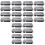 90 Pcs 5 Compartment Meal Prep Containers Stackable Microwave Safe 3